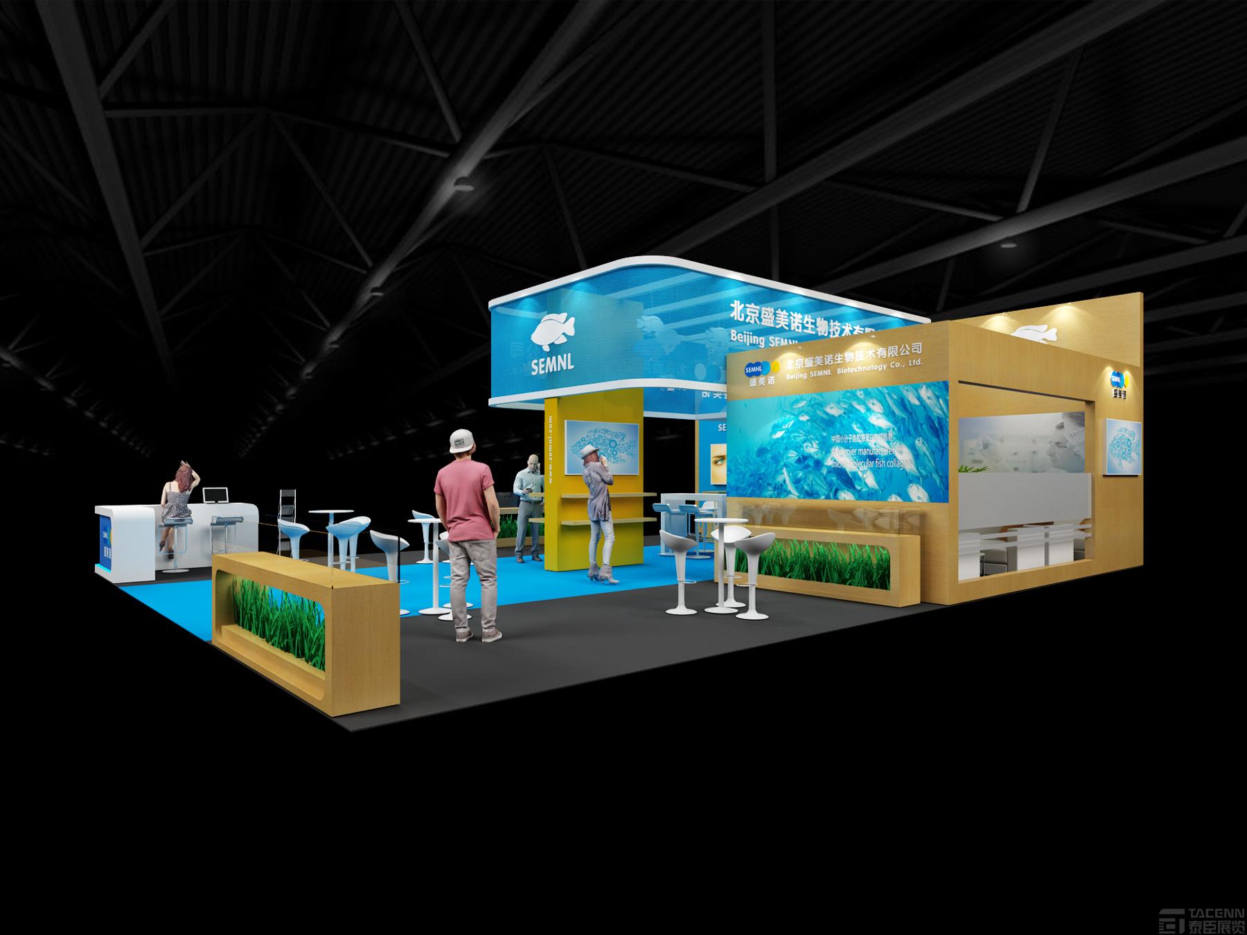 盛美諾展臺設(shè)計(jì)方案