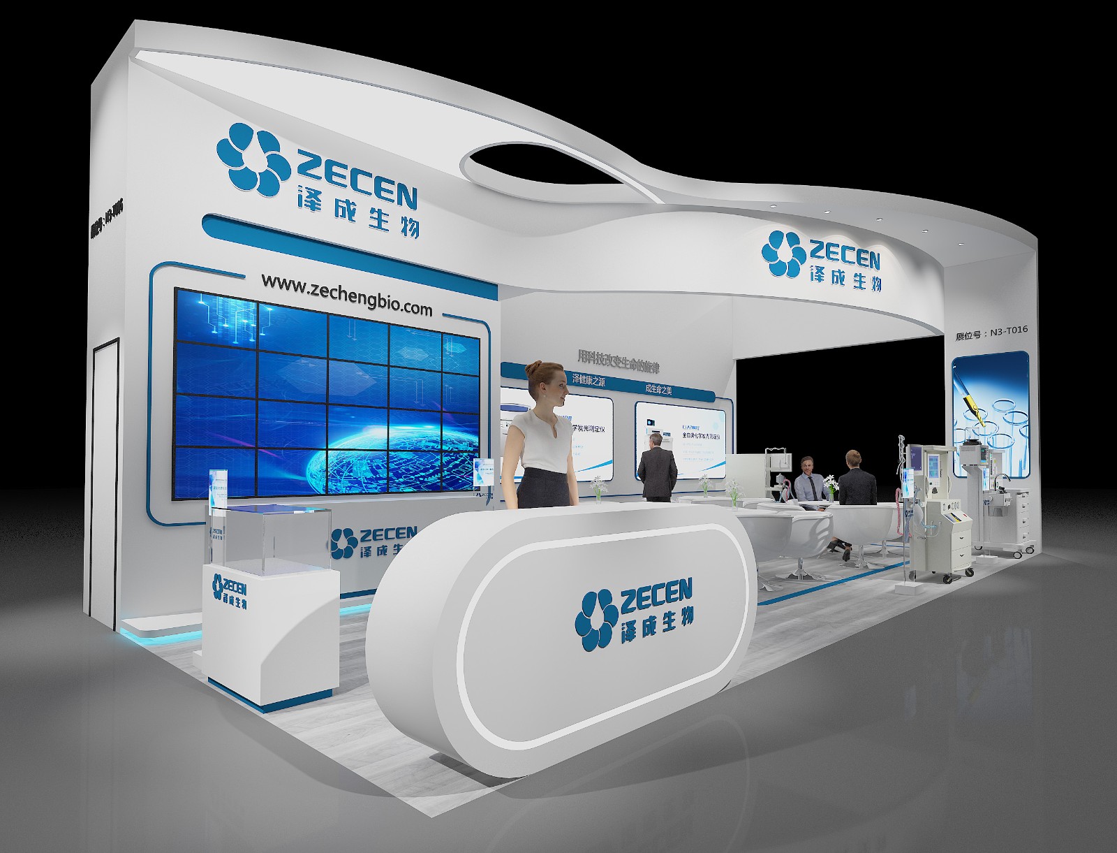 上海醫(yī)療器械展設(shè)計案例