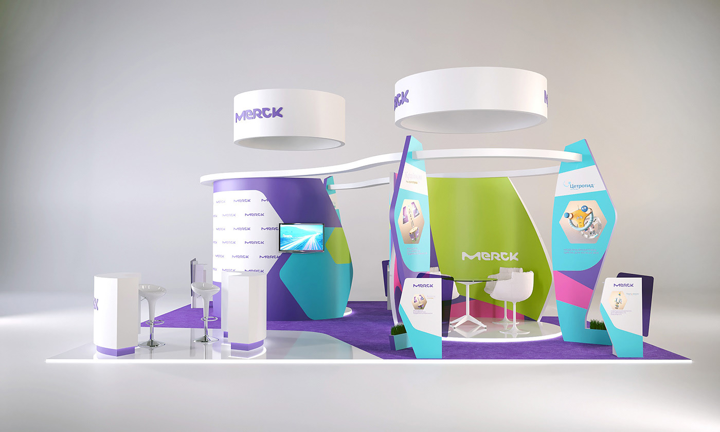 Merck展臺設(shè)計(jì)