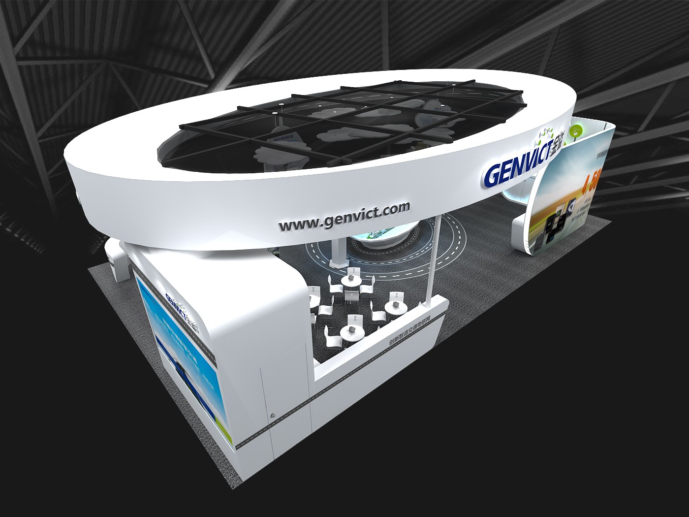 金溢展臺(tái)設(shè)計(jì)方案